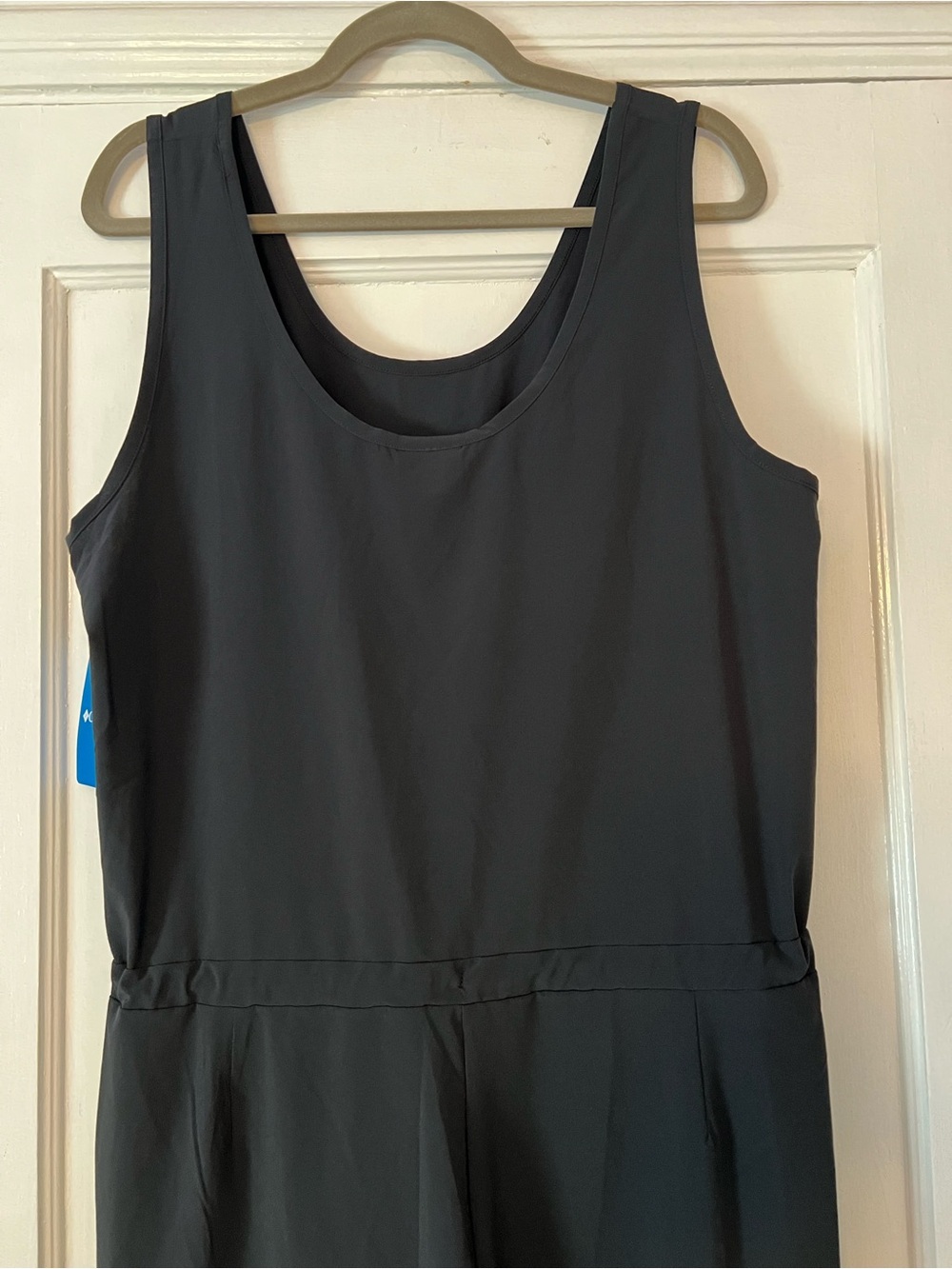 Columbia Anytime Black Sleeveless Jumpsuit NWT XL Active Travel Athleisure - Picture 11 of 16